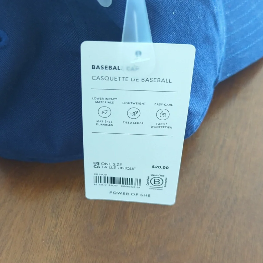 NWT Athleta ATH GRL Hat Blue Baseball Cap